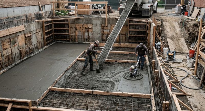 Basement Concrete Installation in Mukilteo, WA