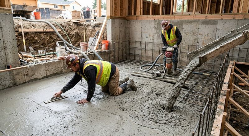 Basement Concrete Installation in Mukilteo, WA