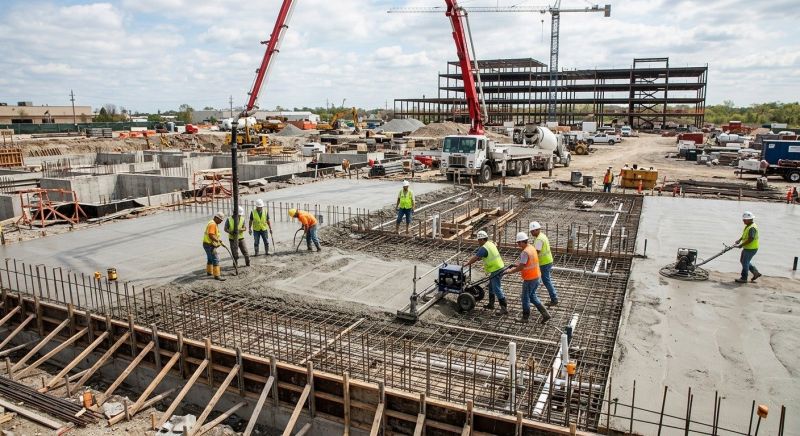 Commercial Slab Construction in Mukilteo, WA