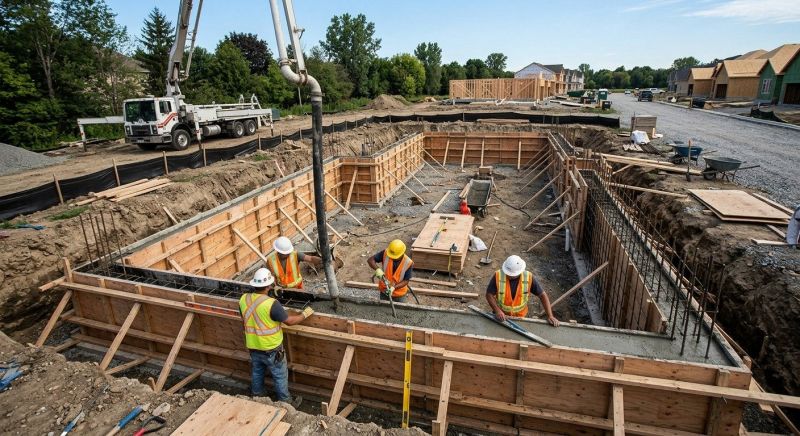 Concrete Foundation Installation in Stanwood, WA