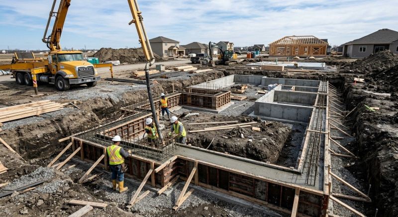 Concrete Foundation Installation in Stanwood, WA