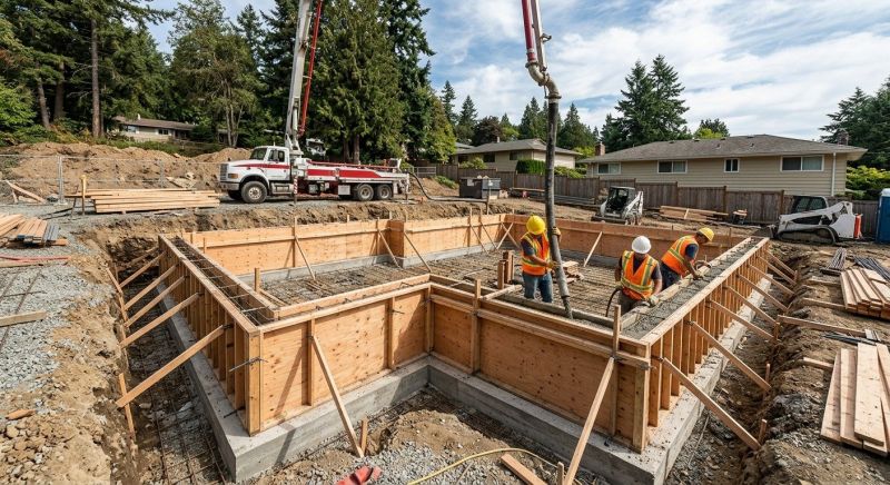 Foundation Construction in Lake Stevens, WA