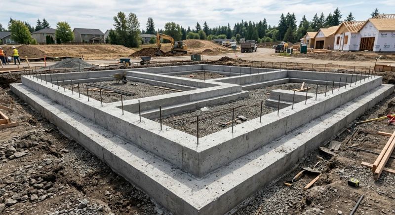 House Footing Construction in Snohomish County, WA
